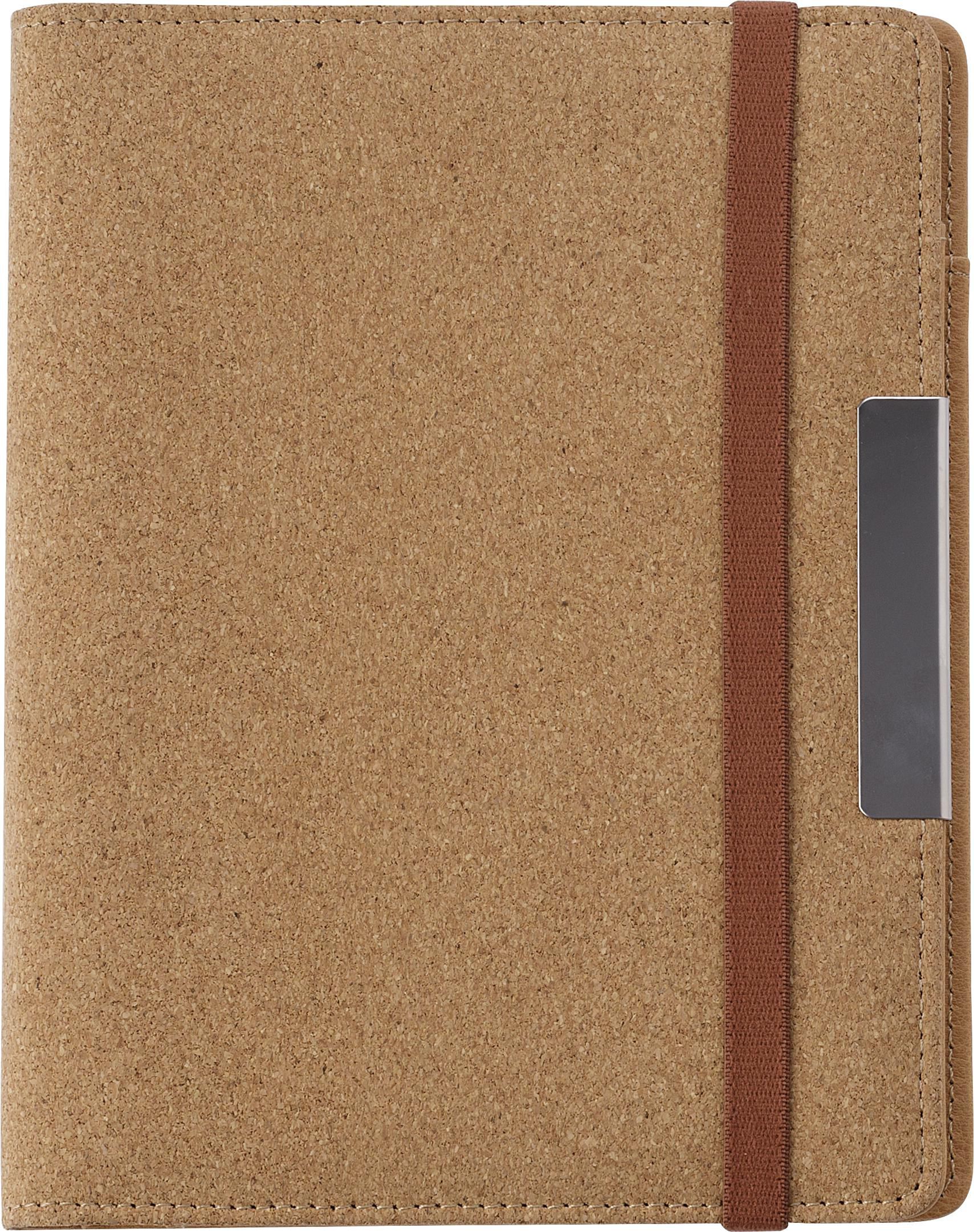 Portfolio Loretta – Liège – A5 – Fermeture élastique, brun