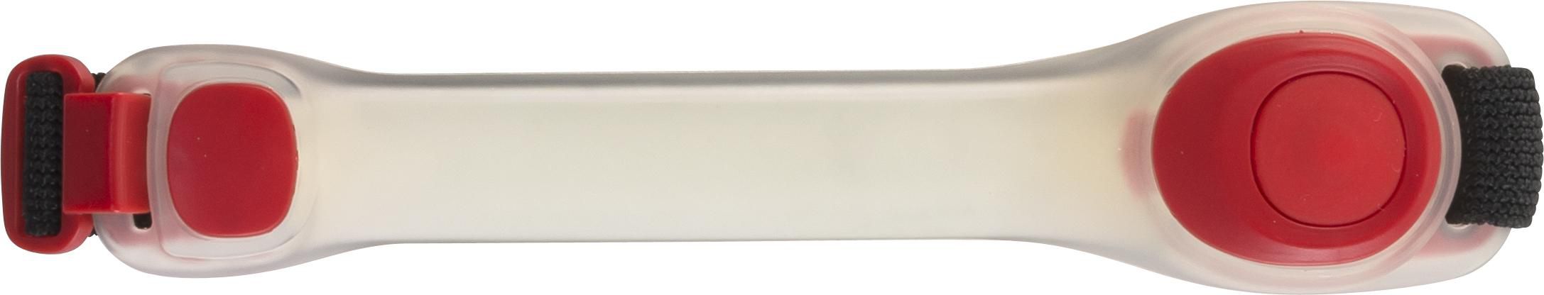 Safety arm strap Jenna – Silicone – 2 LED, red