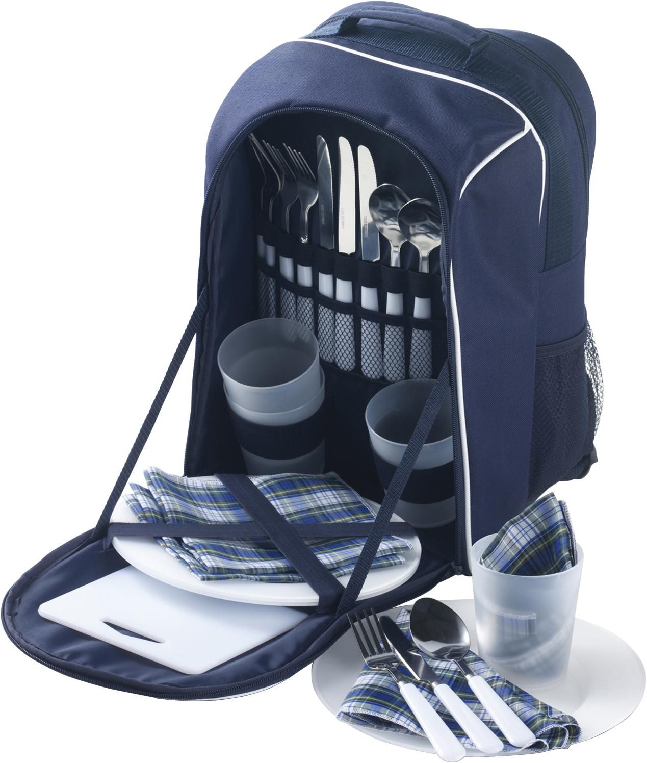 Picknickrucksack Neo – 25 Stück, blau