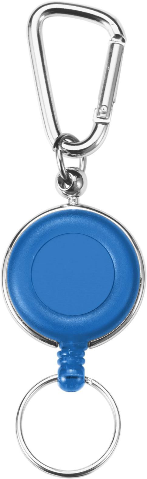 Badge holder Bruno – Retractable cord, cobalt blue