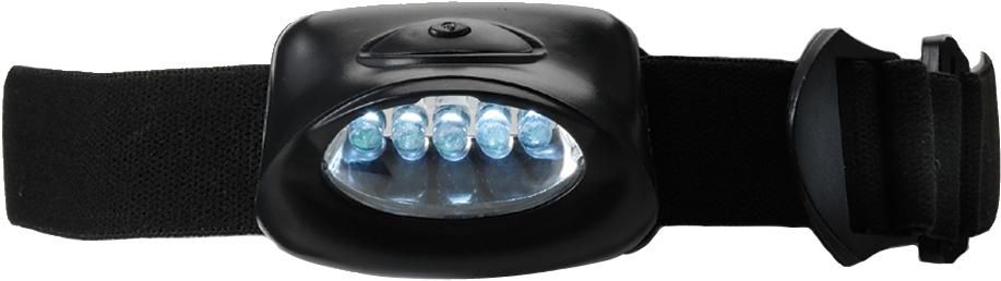 Headlamp Kylie – Plastic – 5 LED – 6 modes, black