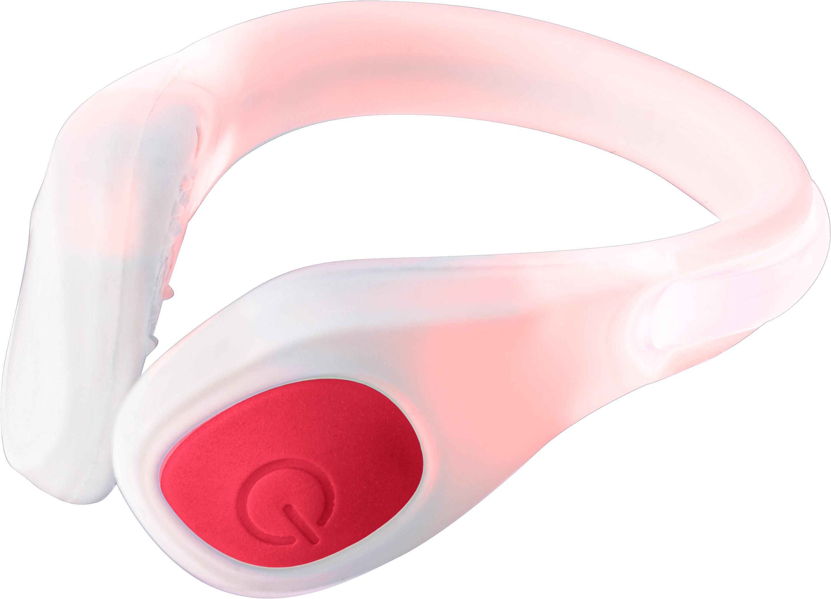 Shoe clip light Rosanna, white/red