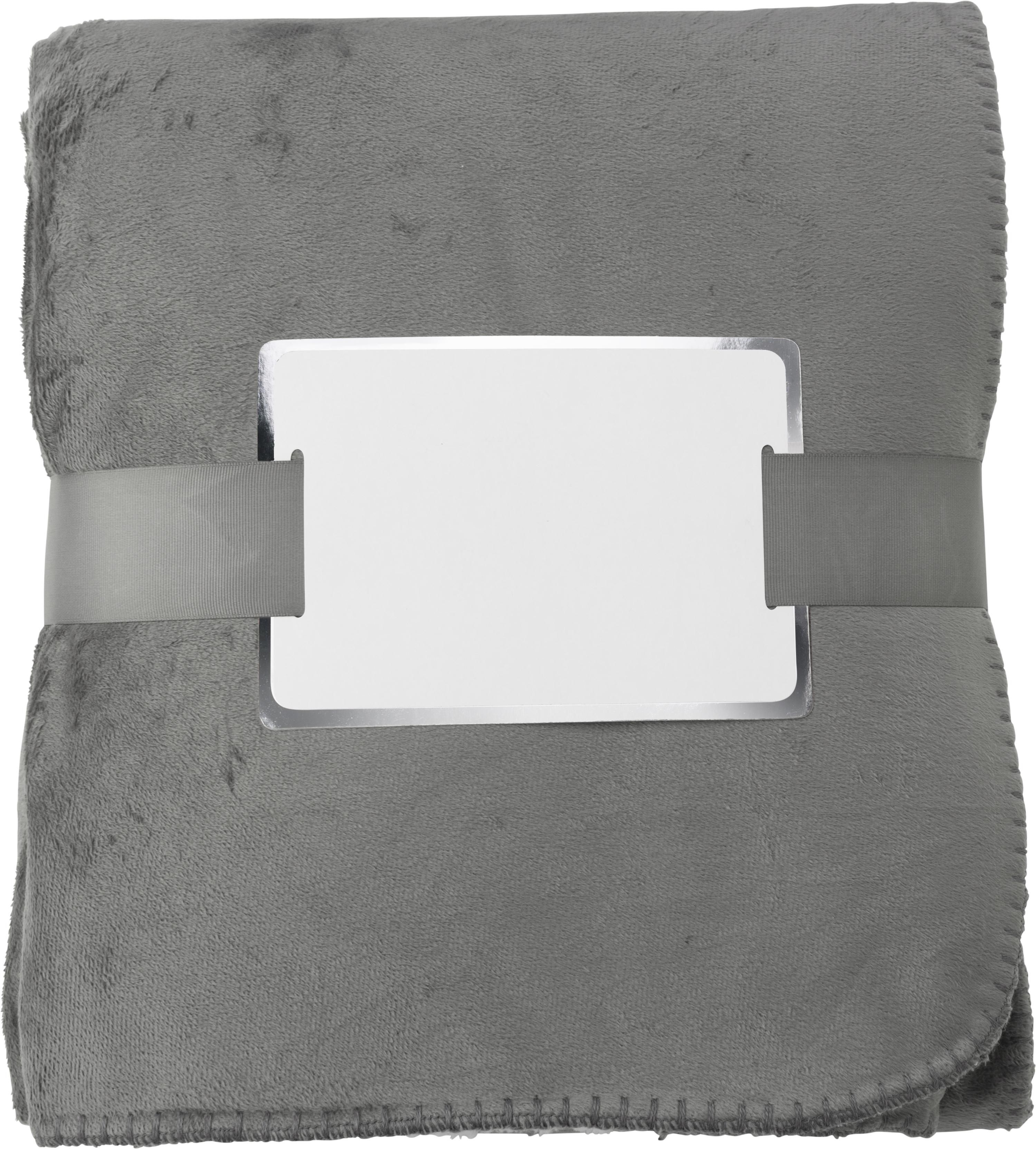 Plaid Margot – Polyester, gris