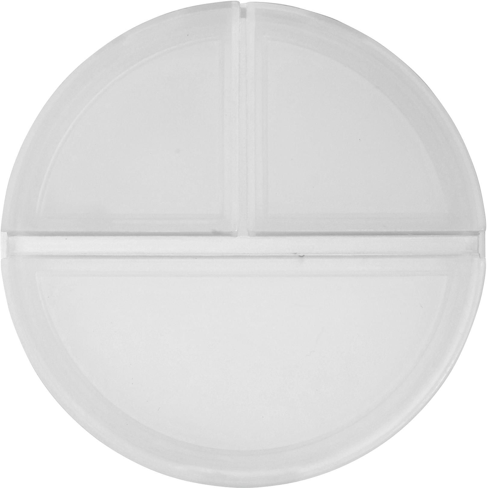 Pill box Alanis – 3 compartments, neutral