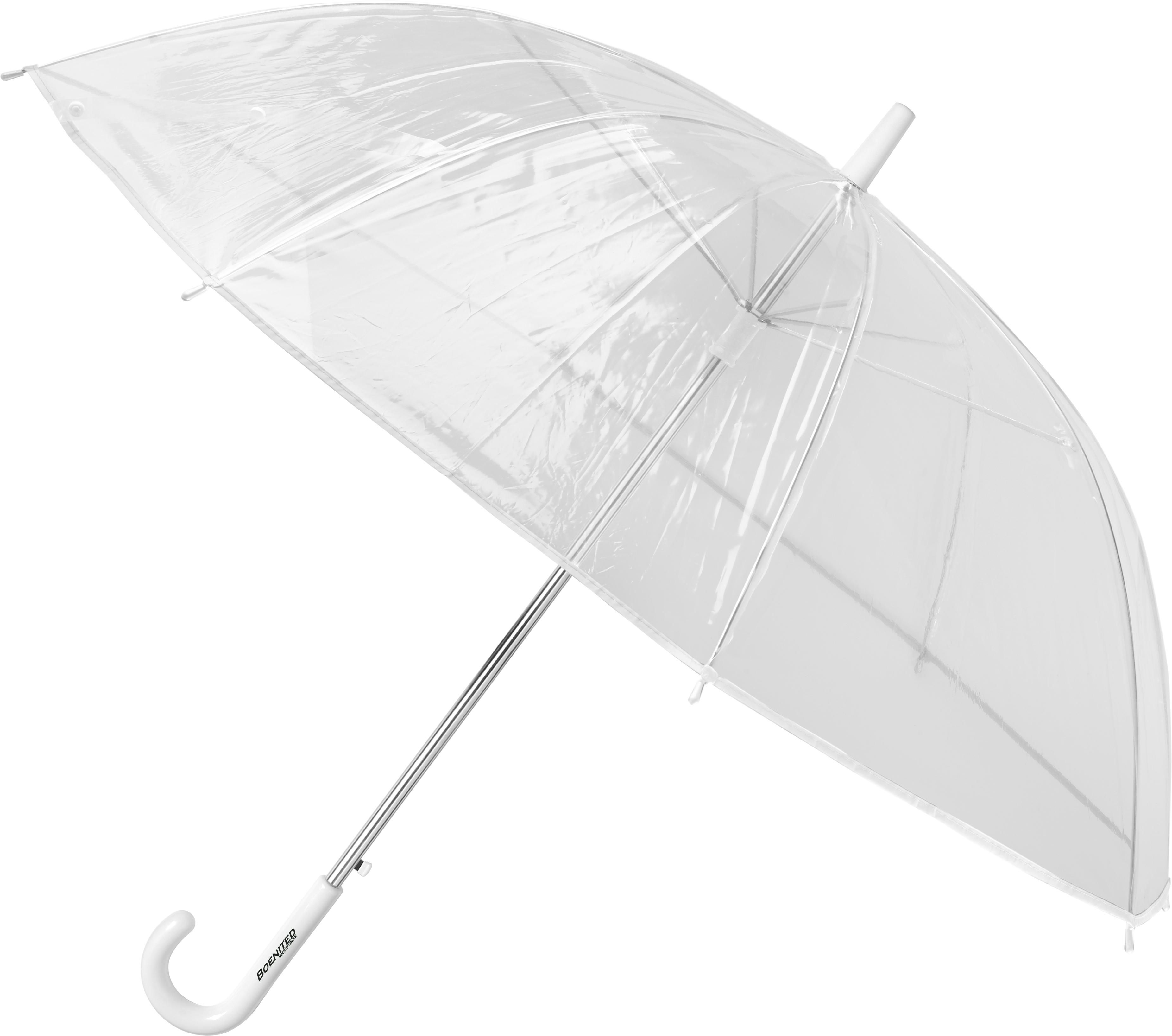 Umbrella Denise – Transparent – 21 inch, white
