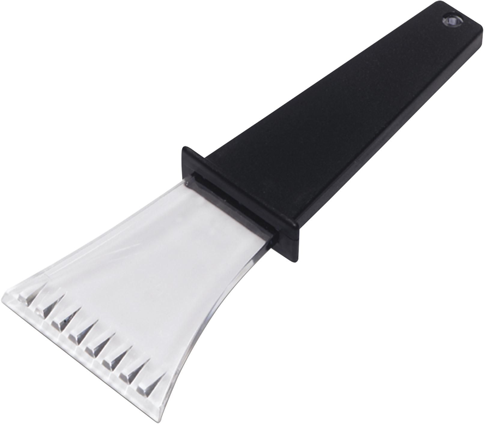 Ice scraper Kianna – Plastic – With handle, black
