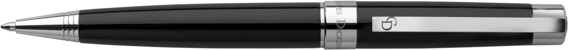 Charles Dickens ballpen Lena – Metal, black
