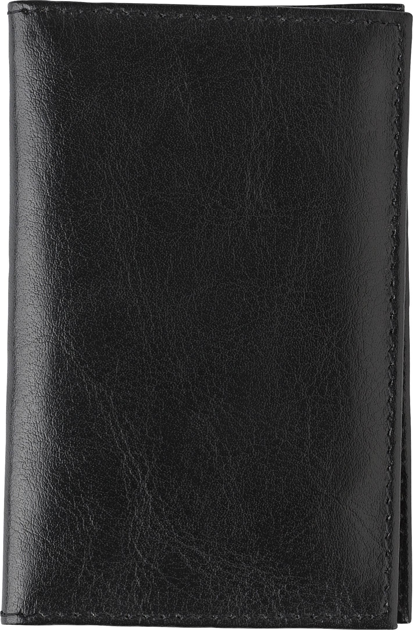 Porte-cartes Lee – Cuir de chèvre – RFID, noir