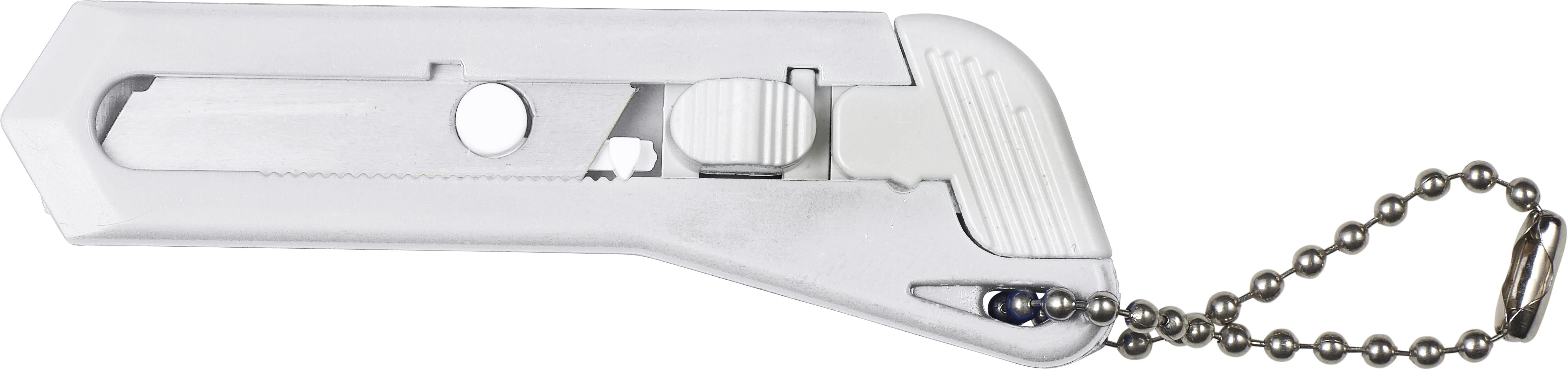 Hobby knife Julien – With key chain, white