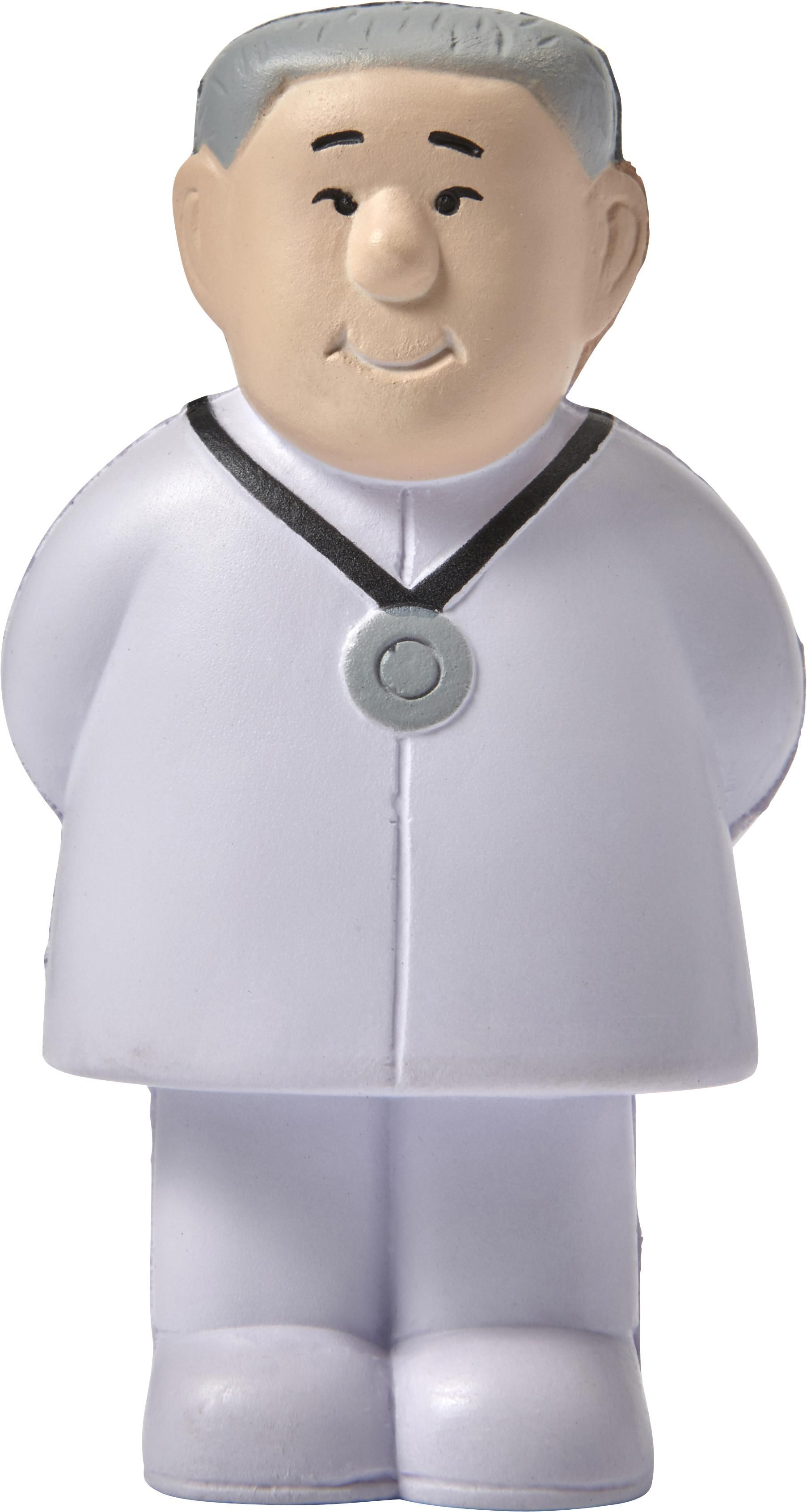 Anti-Stress-Figur Lily – Arzt, weiß