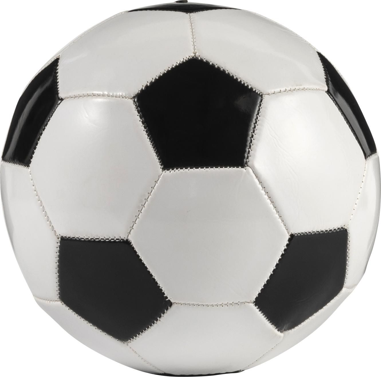 Ballon de football Ariz – Plastique – Taille 5 – Classique noir et blanc, noir/blanc