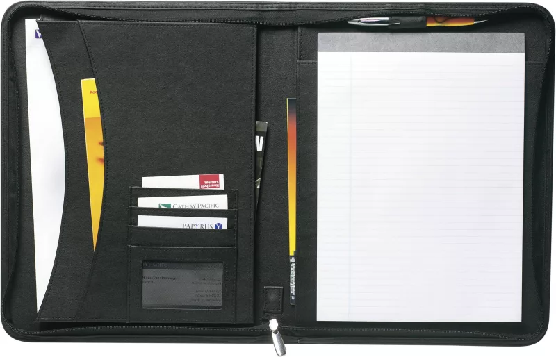 Folder Josie – Bonded leather – A4, black