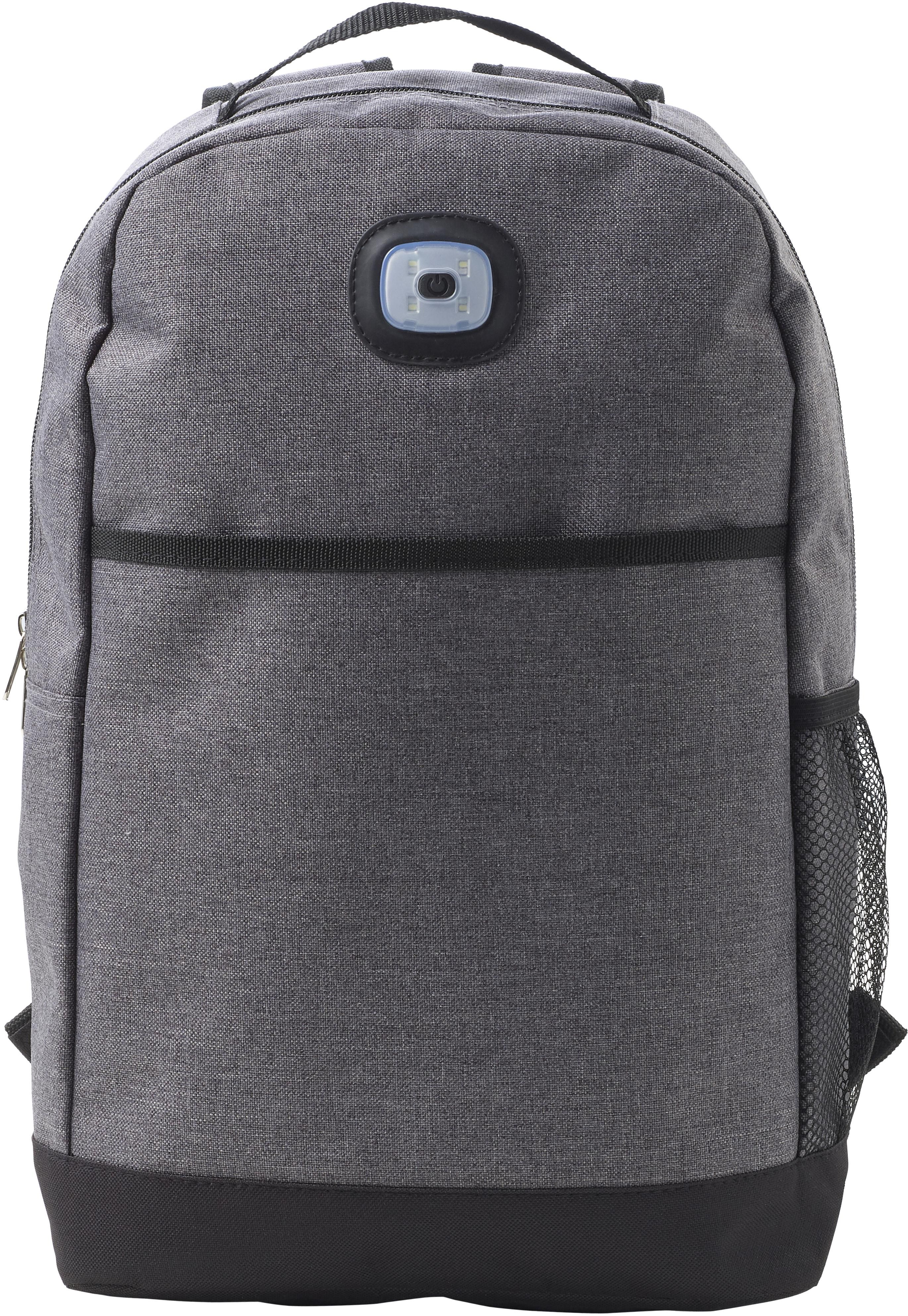 Backpack Katarina – Polyester – With light – 18 l, grey
