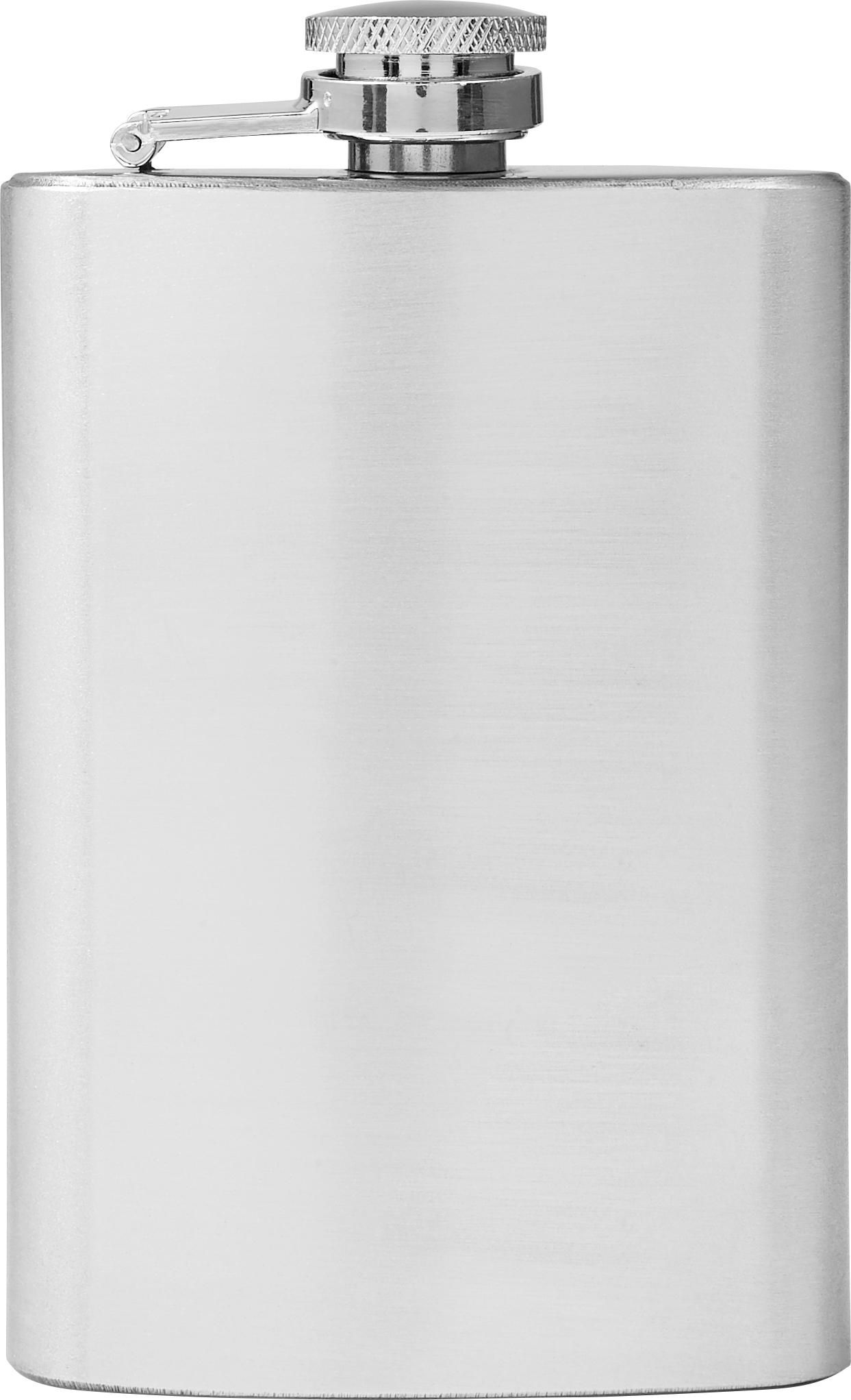 Flachmann Ingrid – Edelstahl – 100 ml, silber