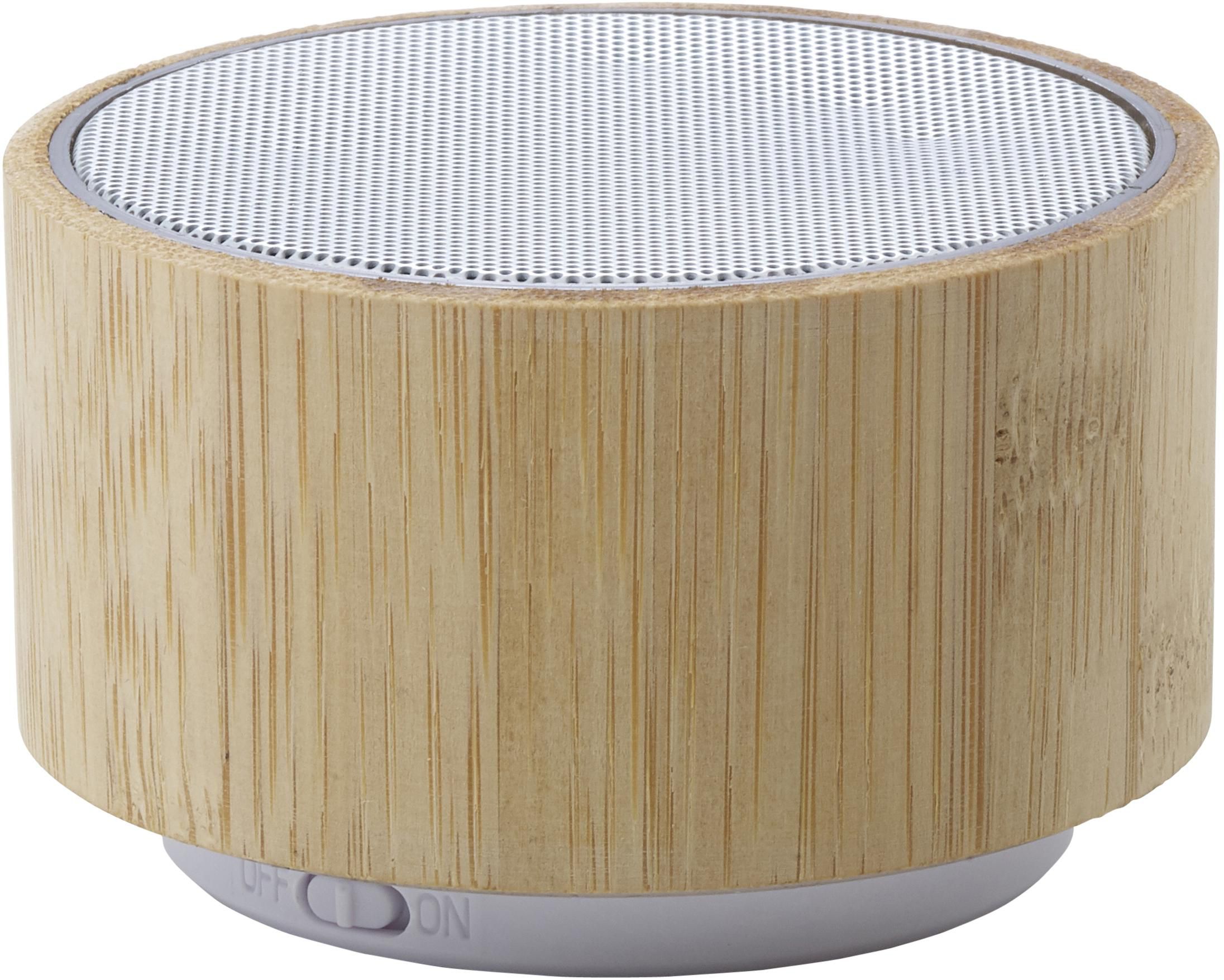 Enceinte Sharon – Boîtier bambou – Sans fil, brun