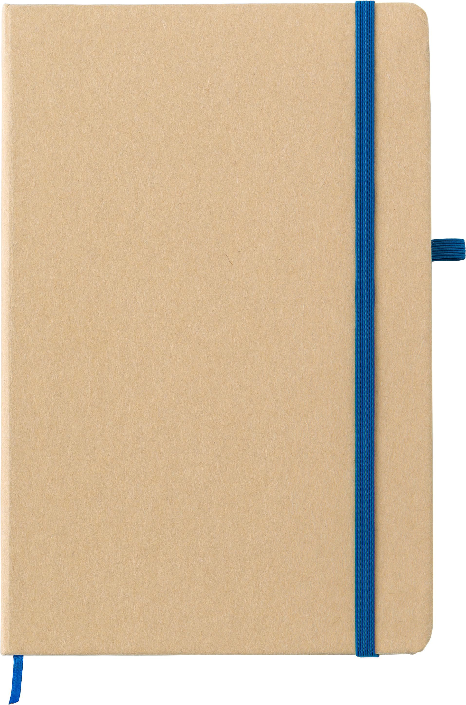 Carnet de notes Cora – Papier pierre – A5 – Couverture rigide, bleu cobalt
