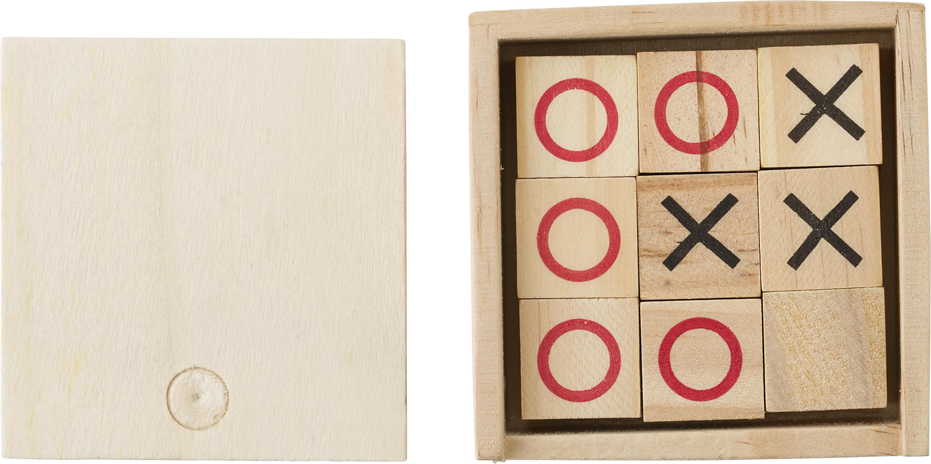 Tic Tac Toe Alessio – Pinewood, brown