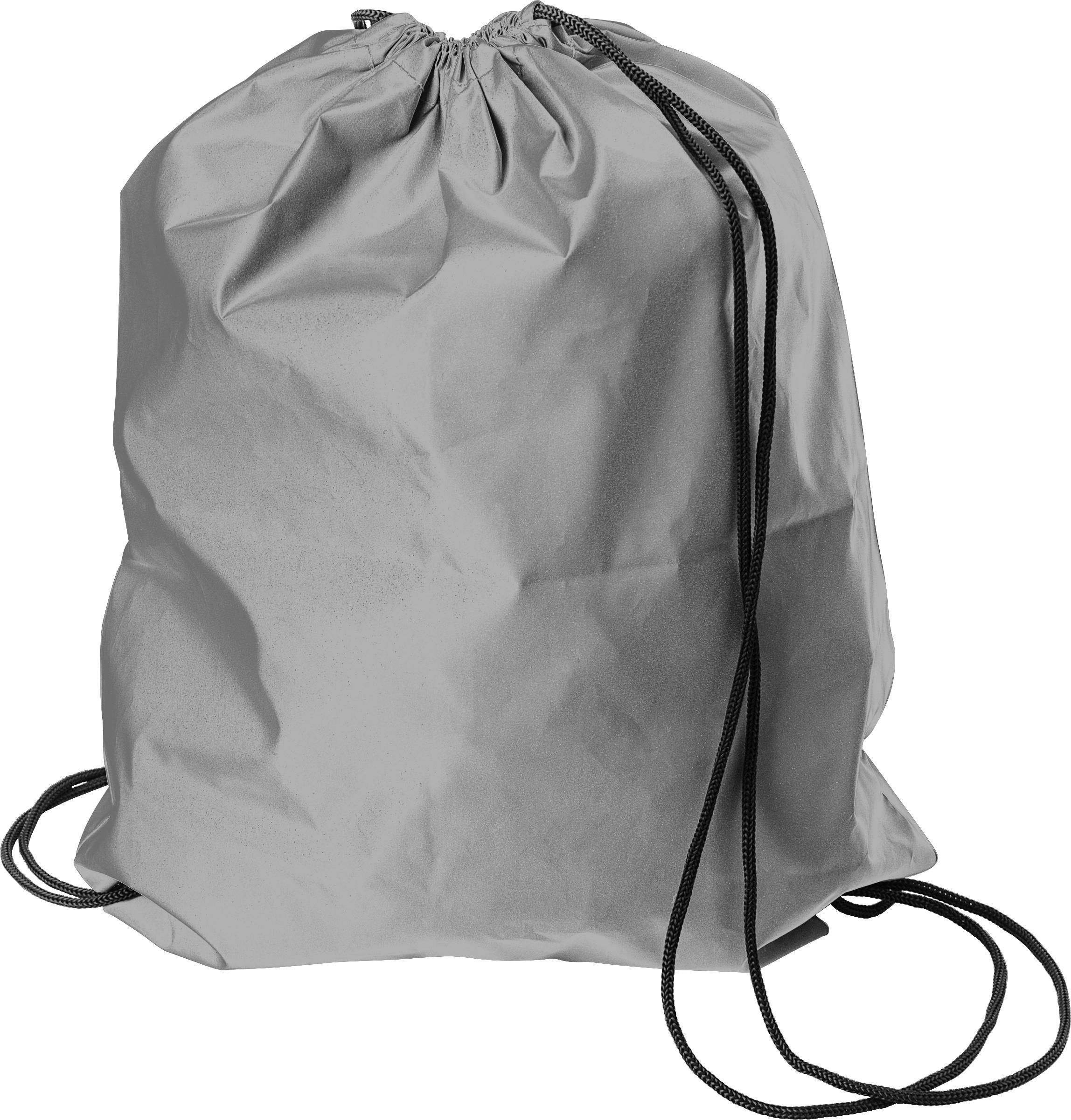 Turnbeutel Melila – Reflektierend – 190D, grau