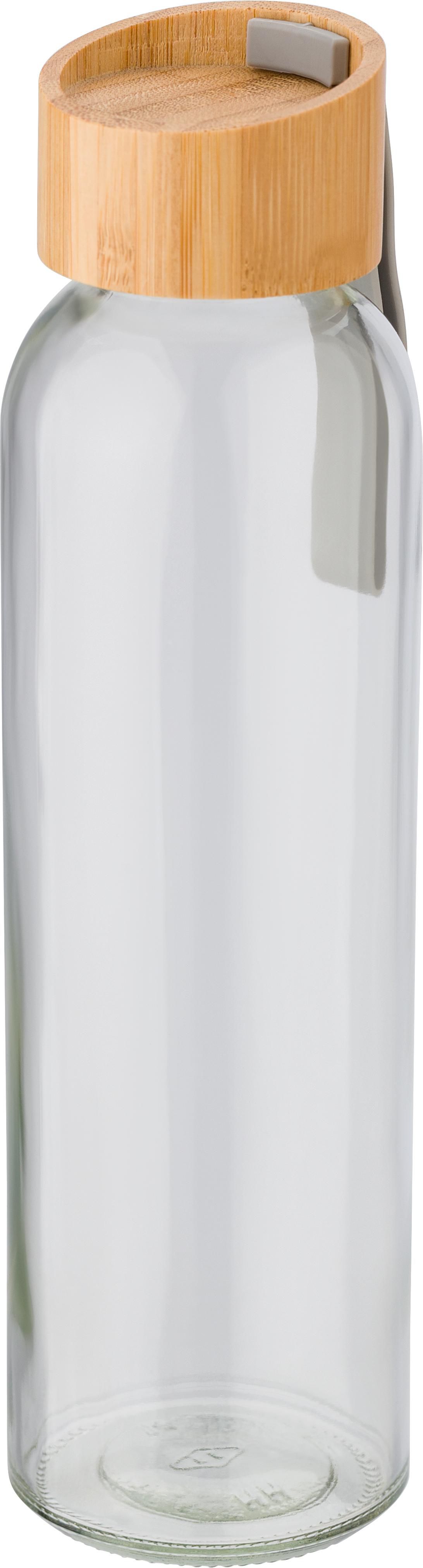 Trinkflasche Marc – Glas – 500 ml, braun