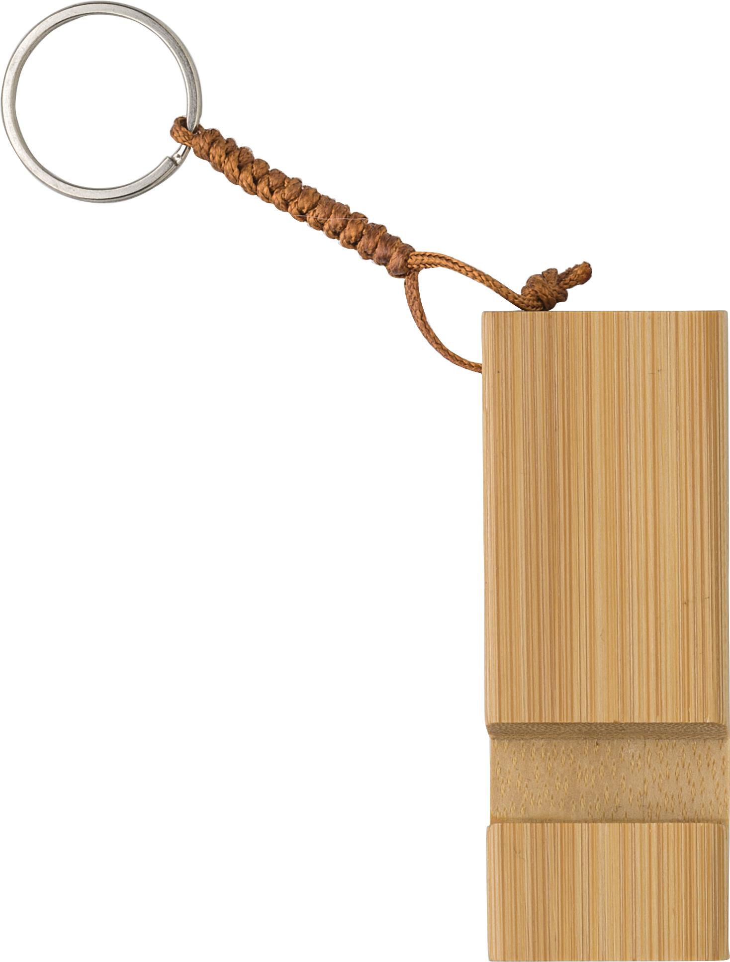 Schlüsselring-Handyhalter Kian – Bambus, bambus