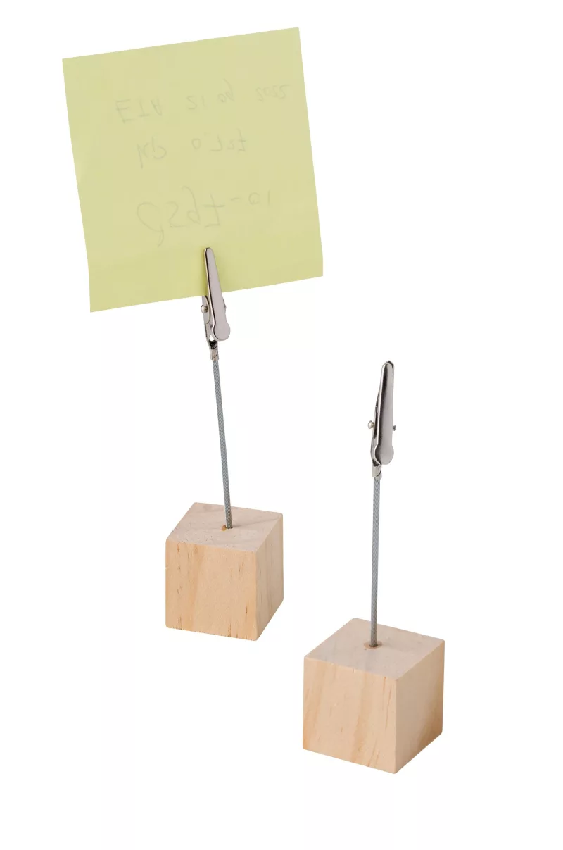 Memo holder Malia – Wood, brown