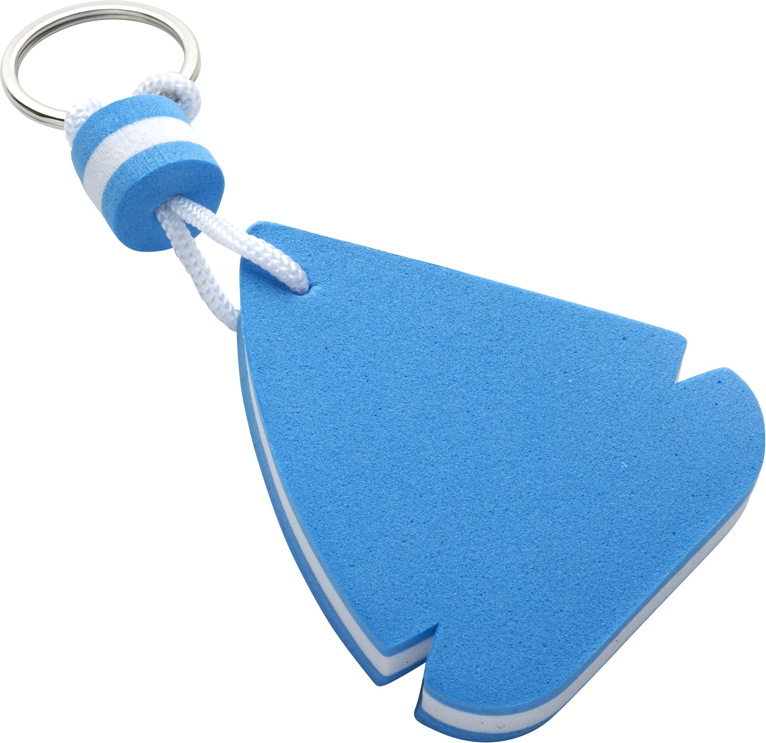 Schlüsselanhänger Cyrus – Schwimmend, blau/weiß