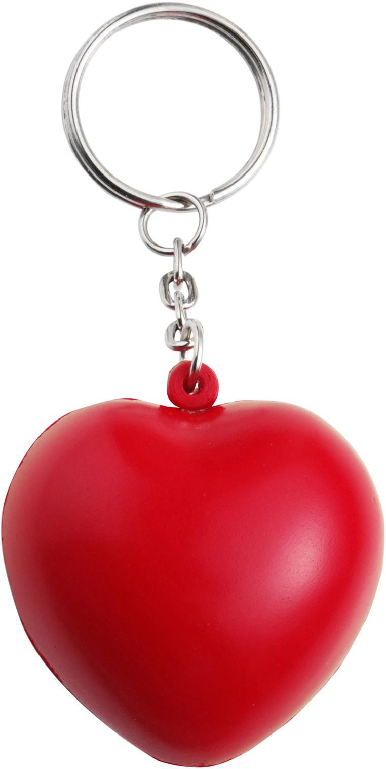 Key holder Lilou – Heart shape, red