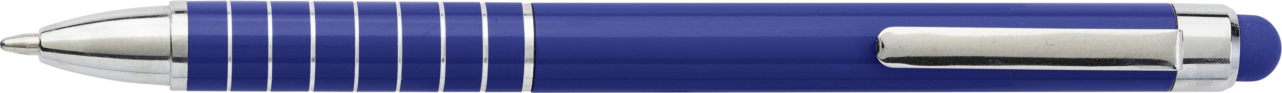 Stylo bille Oliver – Aluminium – Stylet, bleu cobalt