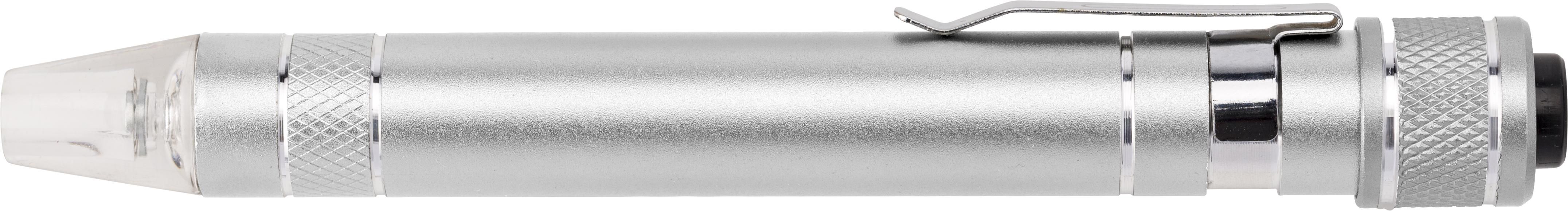 Tournevis Paquita – Aluminium – Avec lumière, argenté