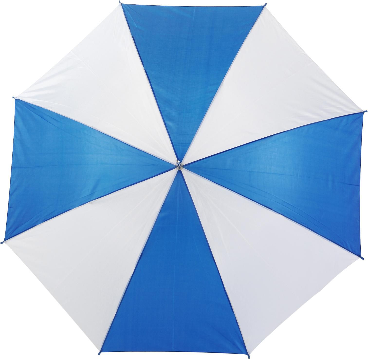 Regenschirm Russell – Automatik, blau/weiß
