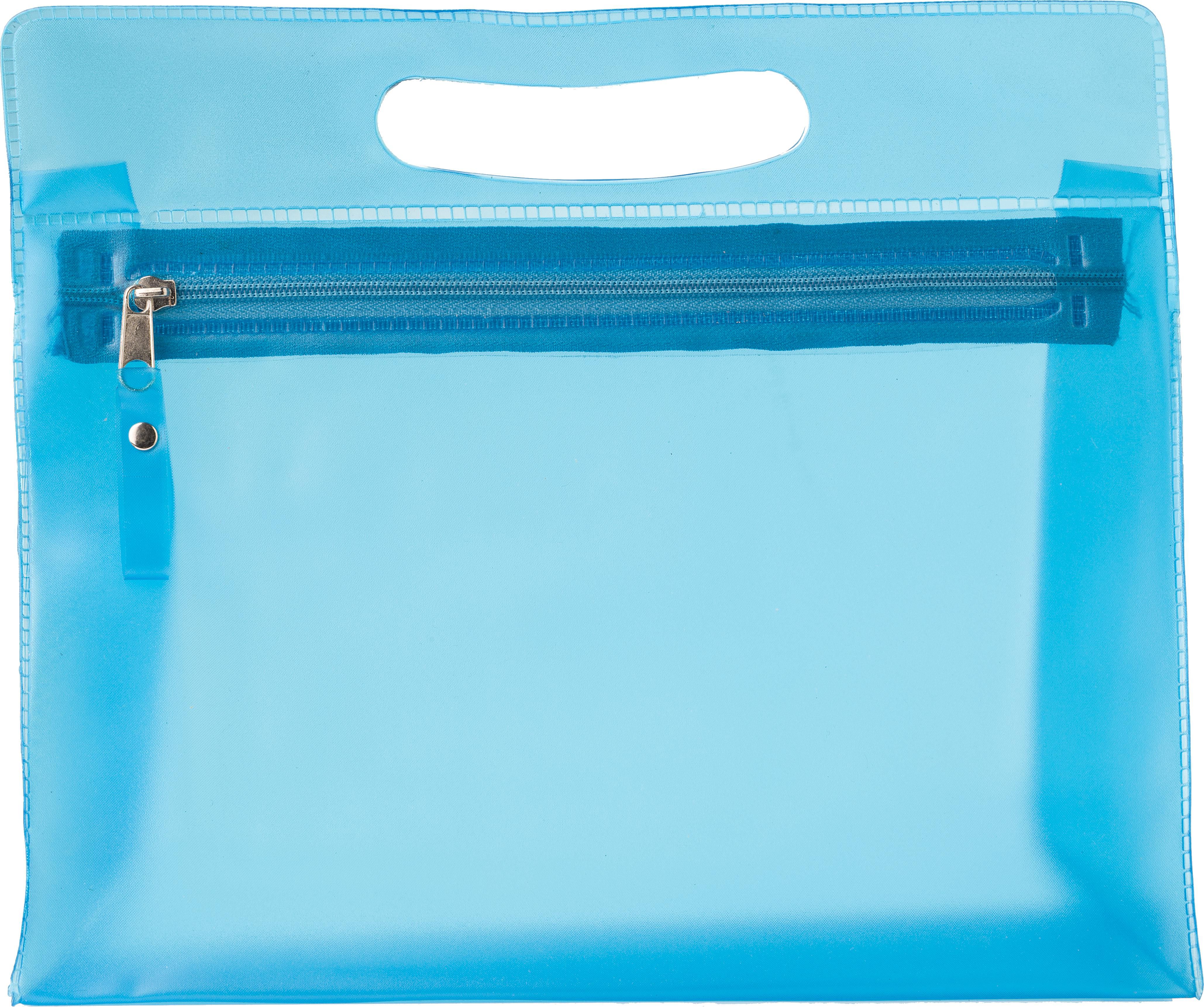 Toilet bag Clyde – 0.5 l, light blue