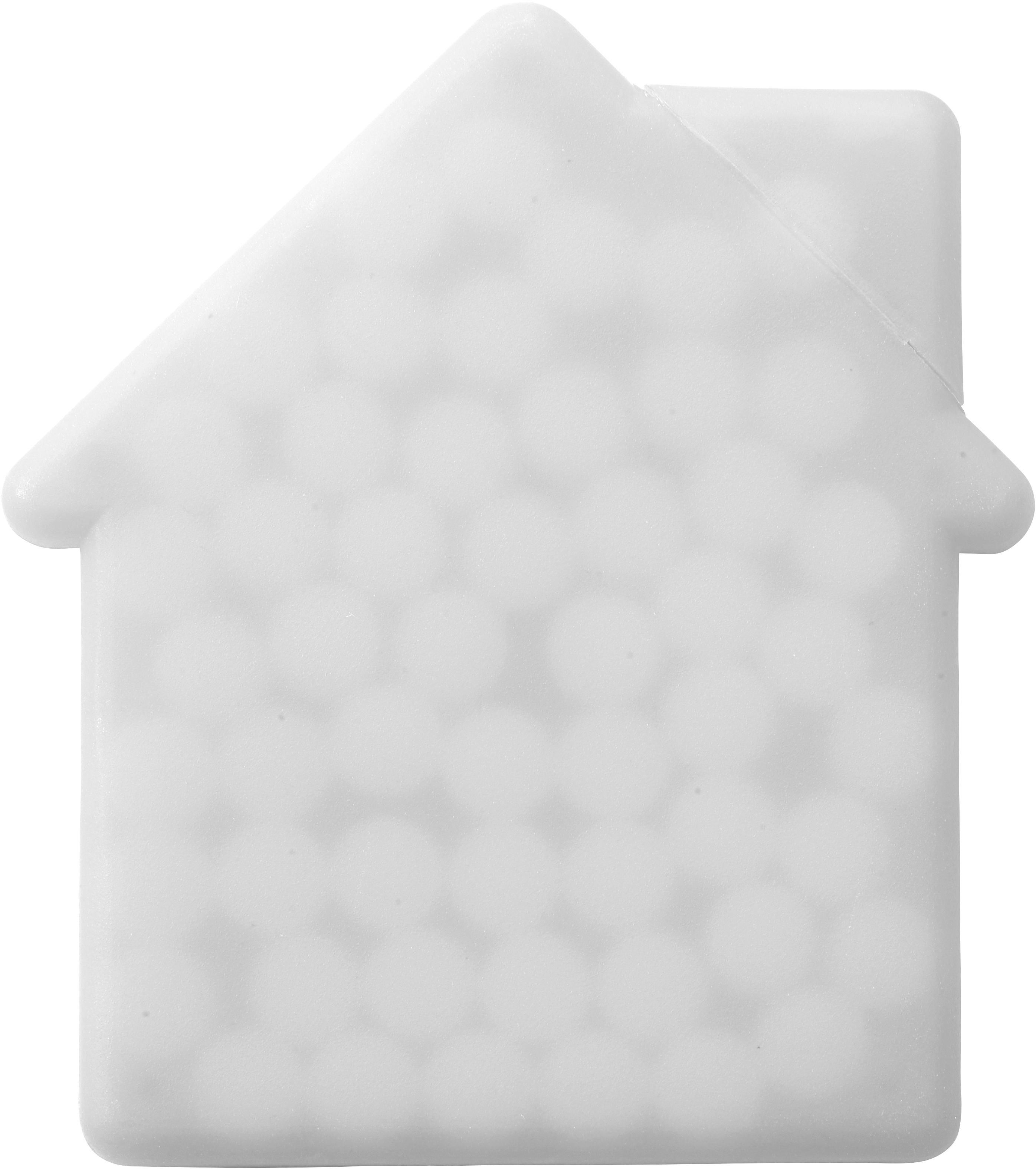 Mint card Jaya – Plastic – House shape – 6.5 g, white