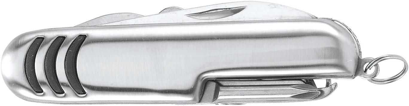 Taschenmesser Aiden – Edelstahl – 7 Stück, silber