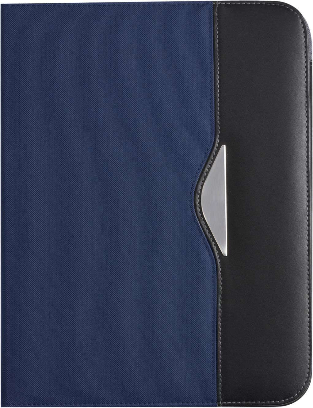 Konferenzmappe Ivo – Polyester 600D – A4, blau