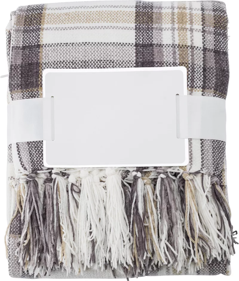 Plaid Ayana – Chenille, brun
