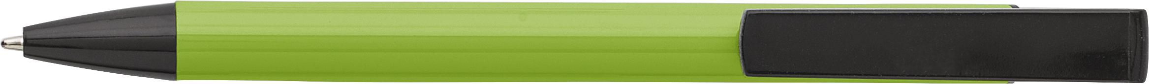 Ballpen with phone stand Otis, lime