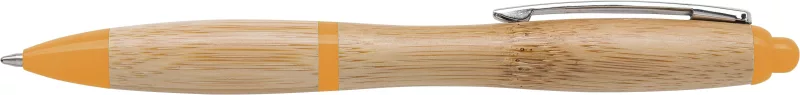 Kugelschreiber Hetty – Bambus, orange