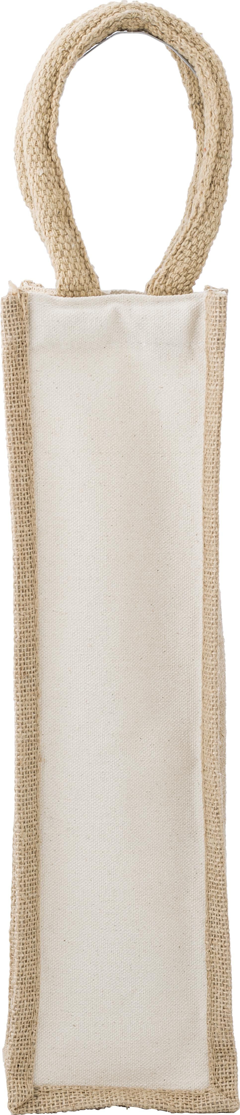 Weintasche Brett – Jute – 1,5 l, braun