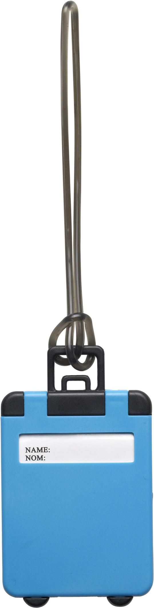 Gepäckanhänger Jenson – Kunststoff – Trolleyform, kobaltblau