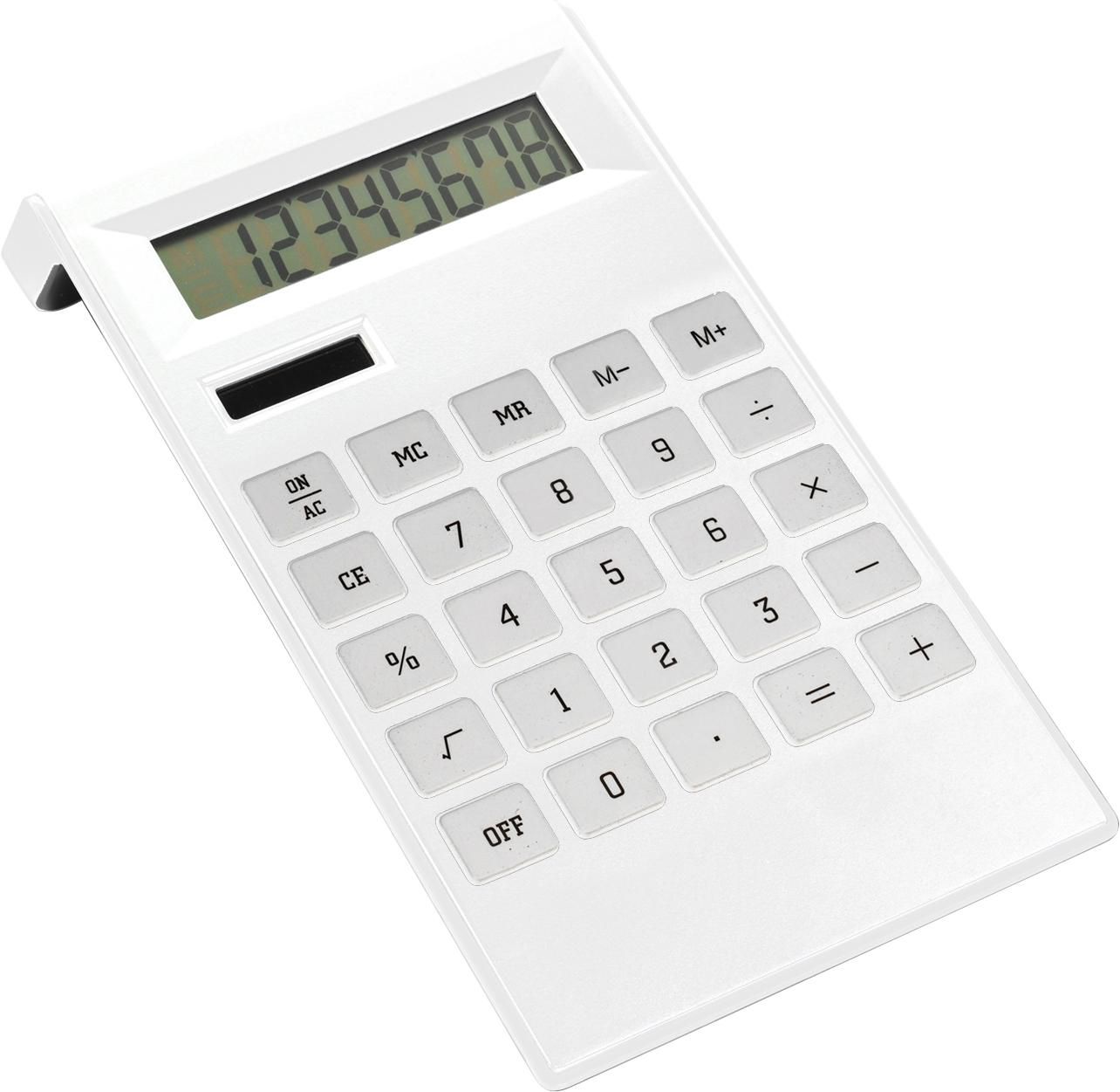 Calculatrice Murphy – 8 chiffres, blanc