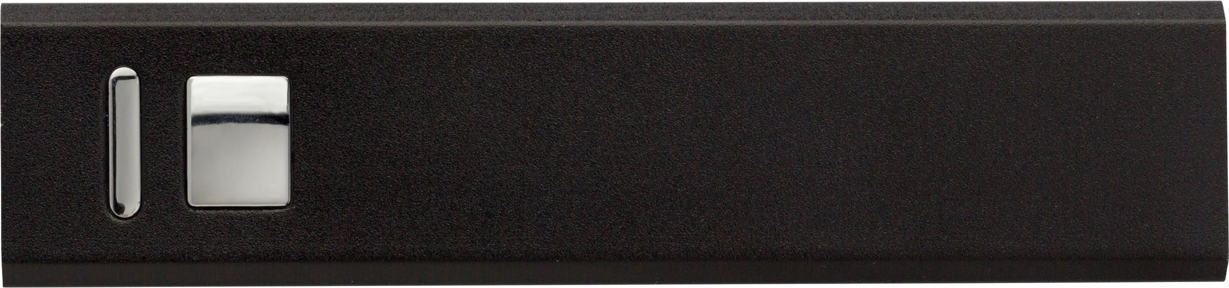 Powerbank Kathy – 2.600 mAh, schwarz