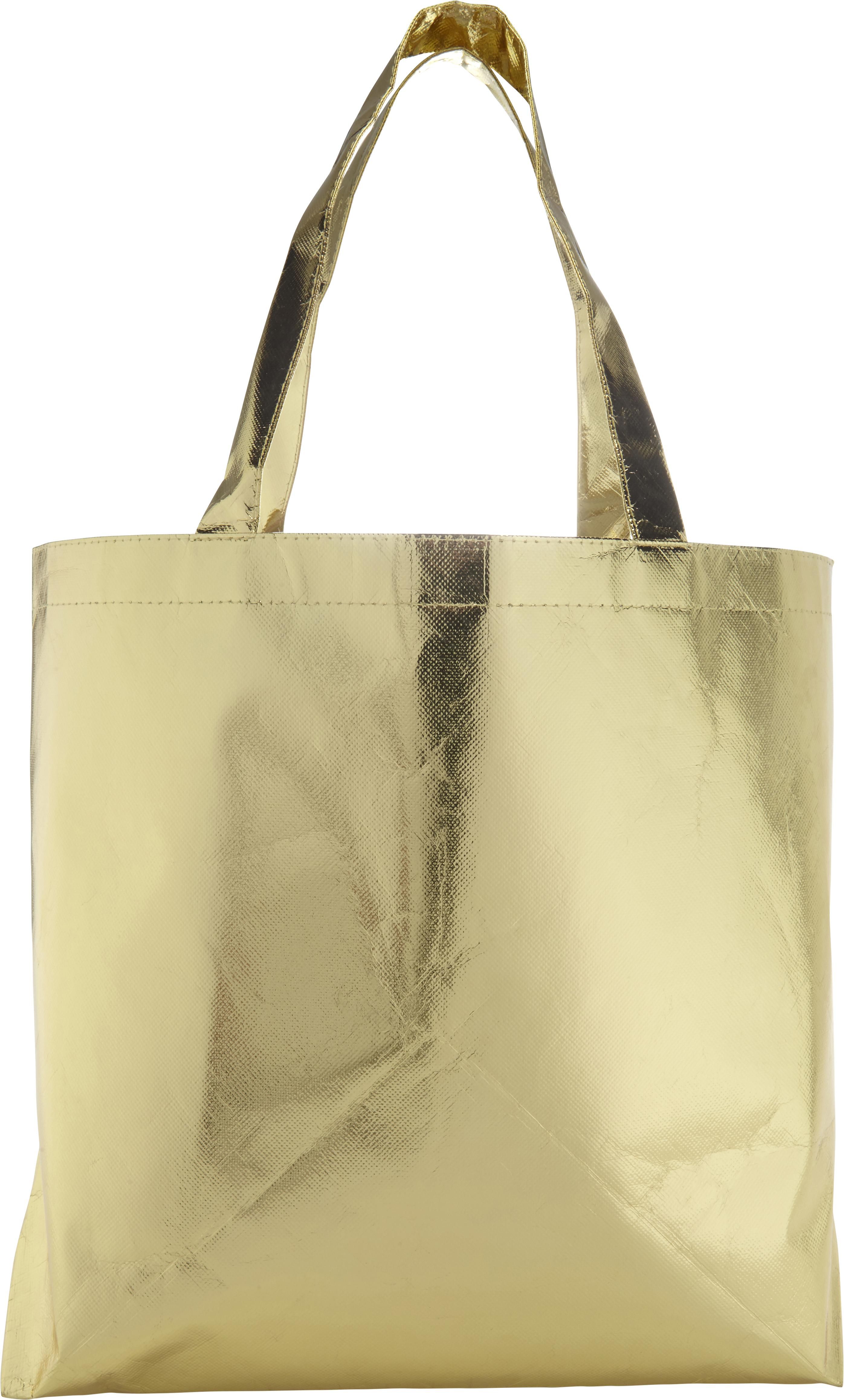 Sac shopping Johnathan – Non-tissé 80 g/m² – Laminé, doré