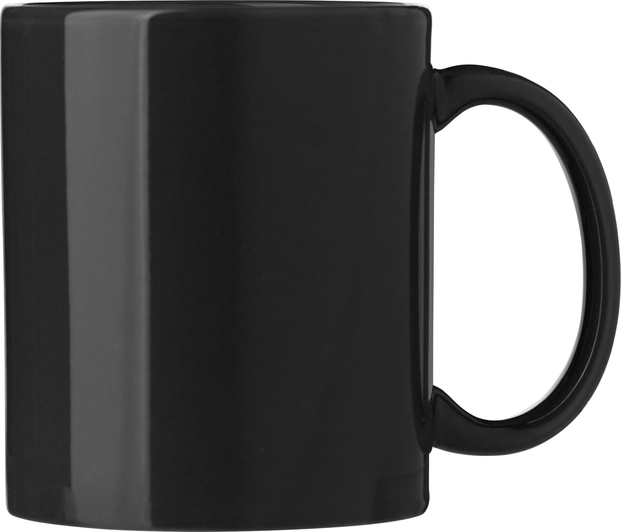 Mug Kenna – Ceramic – 300 ml, black