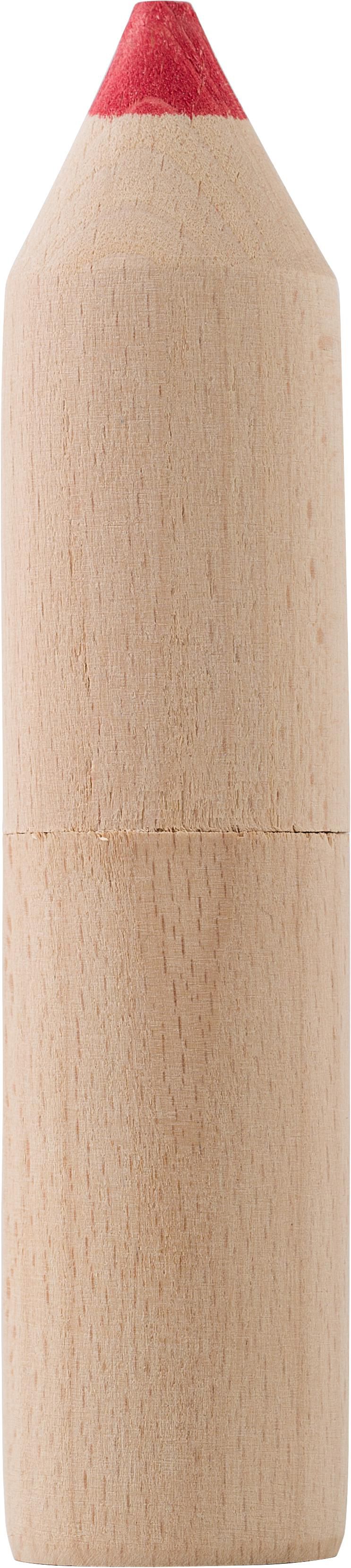 Buntstift-Set Francis – Holzhalter – 6 Stifte, braun