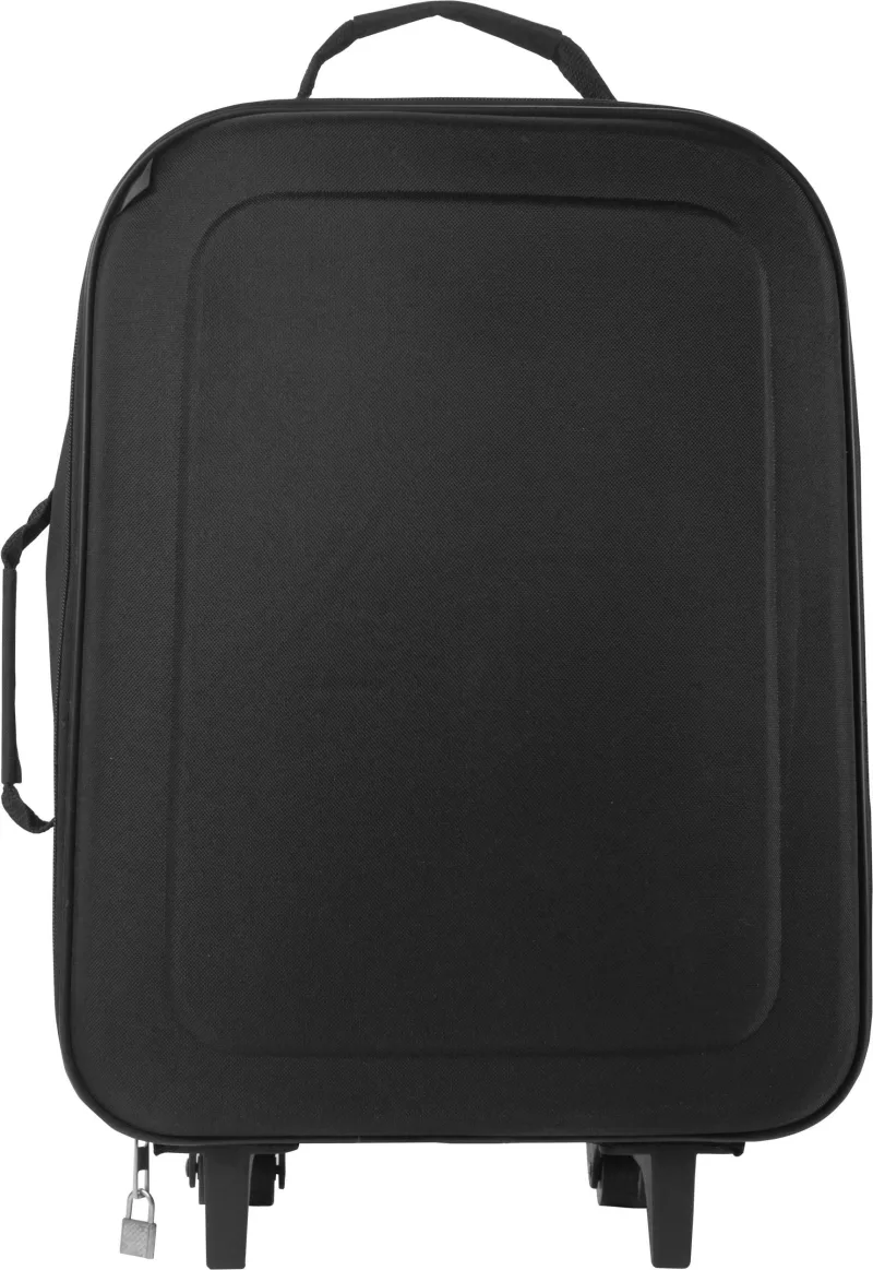 Trolley-Reisetasche Jordana – Polyester 600D – Faltbar – 20 l, schwarz