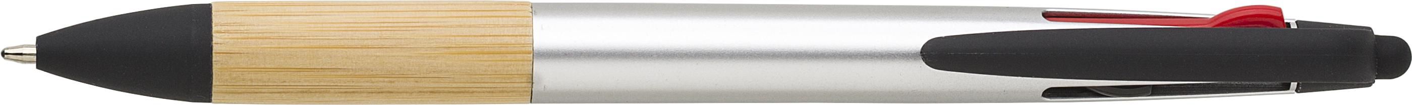 Stylo à bille Malachi – 3 couleurs – Stylet, argenté
