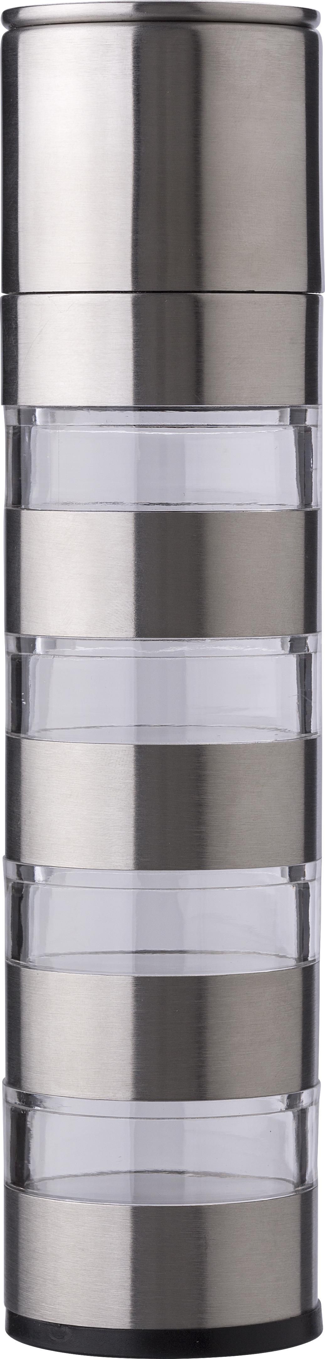 Spice grinder Rylan – 4 compartments, silver
