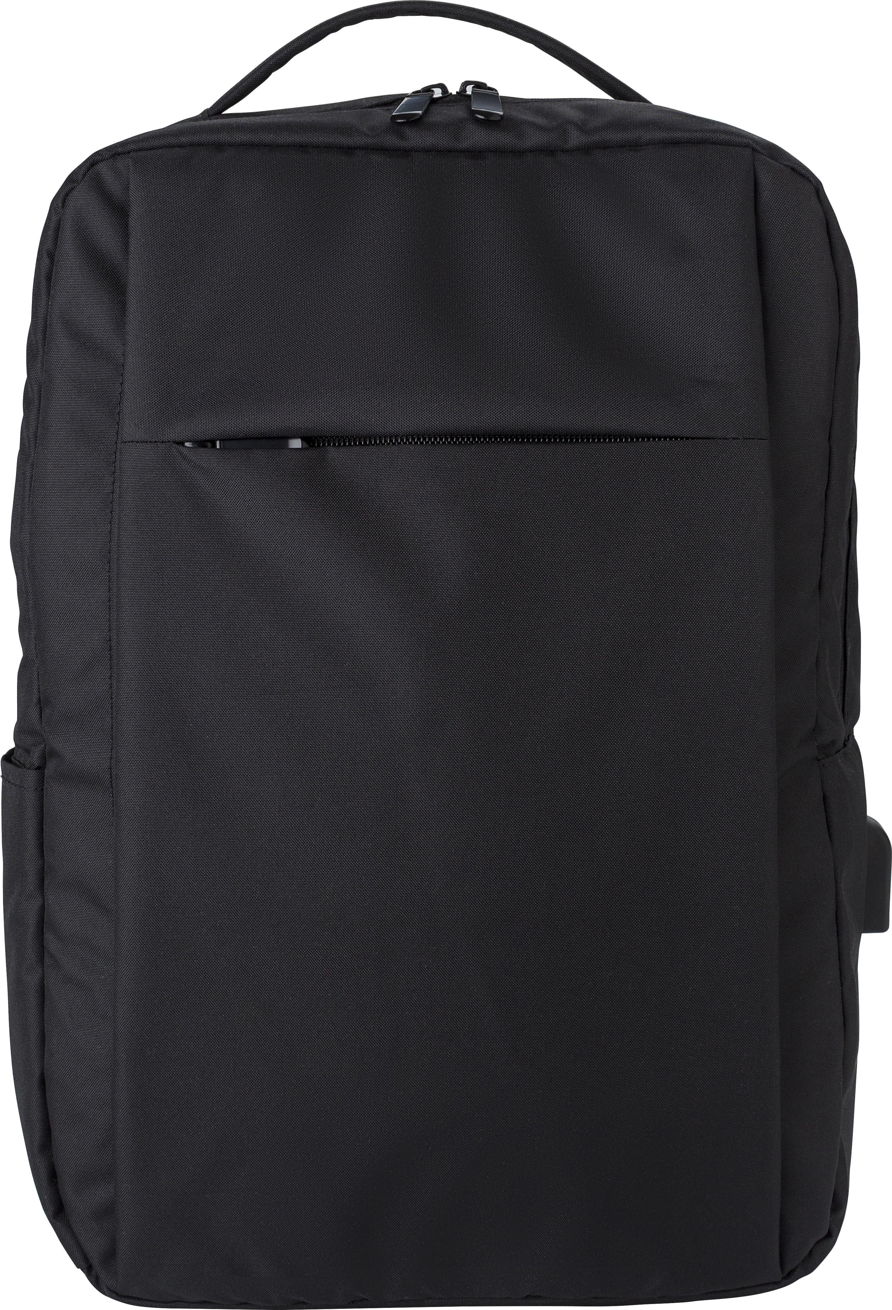 Laptop-Rucksack Jesse – 16 Zoll – USB-Port, schwarz