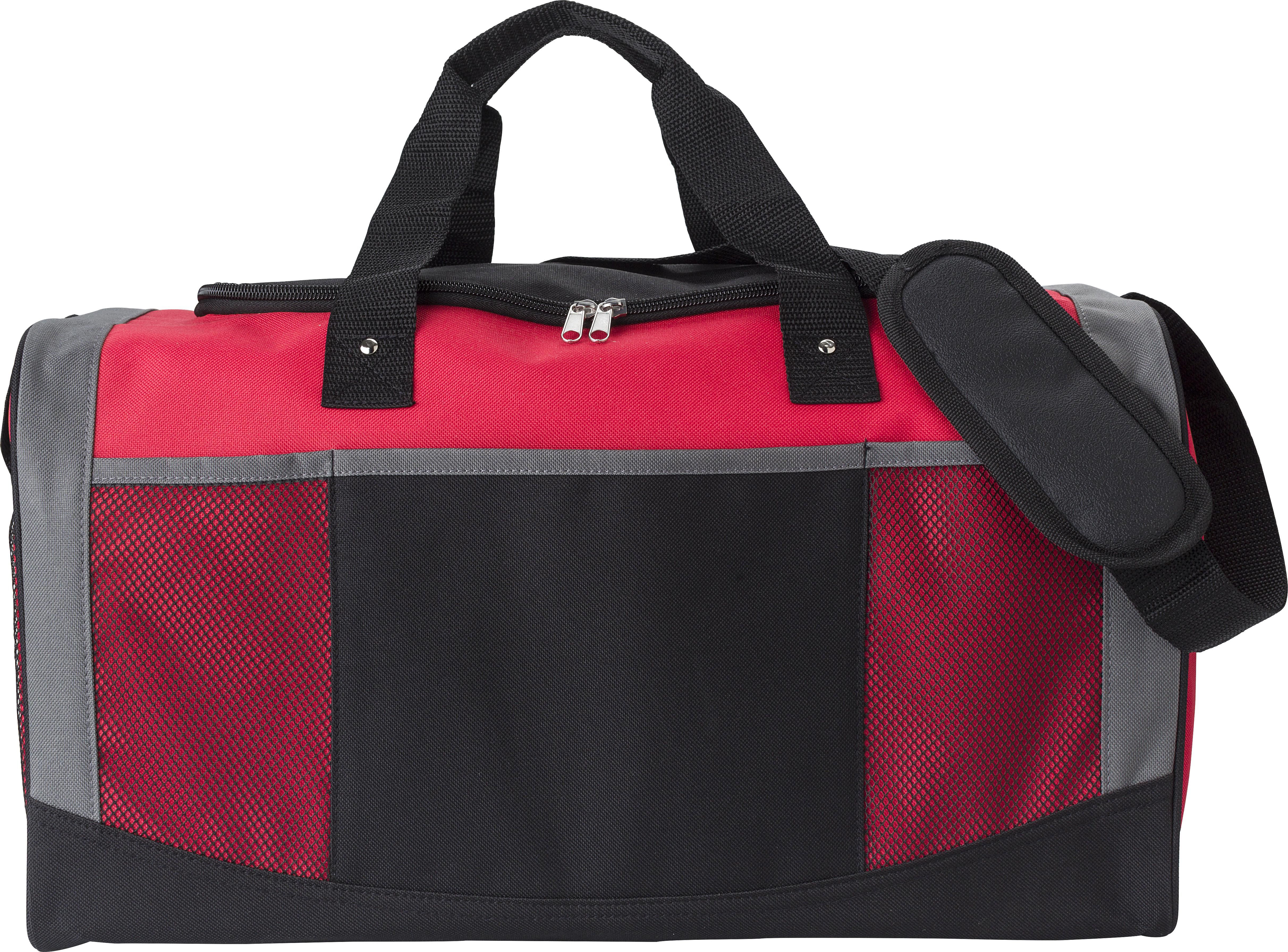 Sac de sport Wyatt – Polyester, rouge