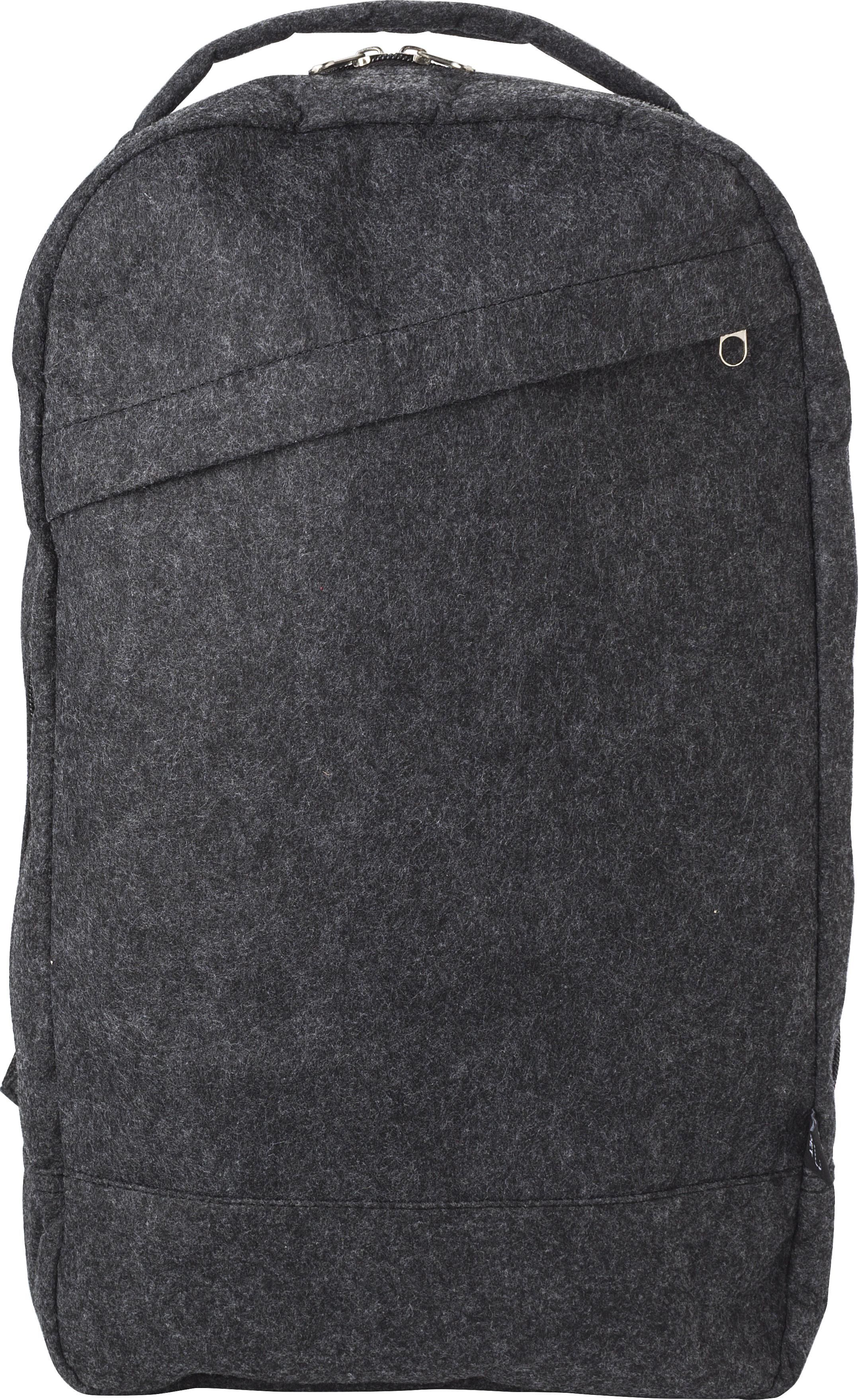 Rucksack Eleanor – Filz – 15 l, dunkelgrau